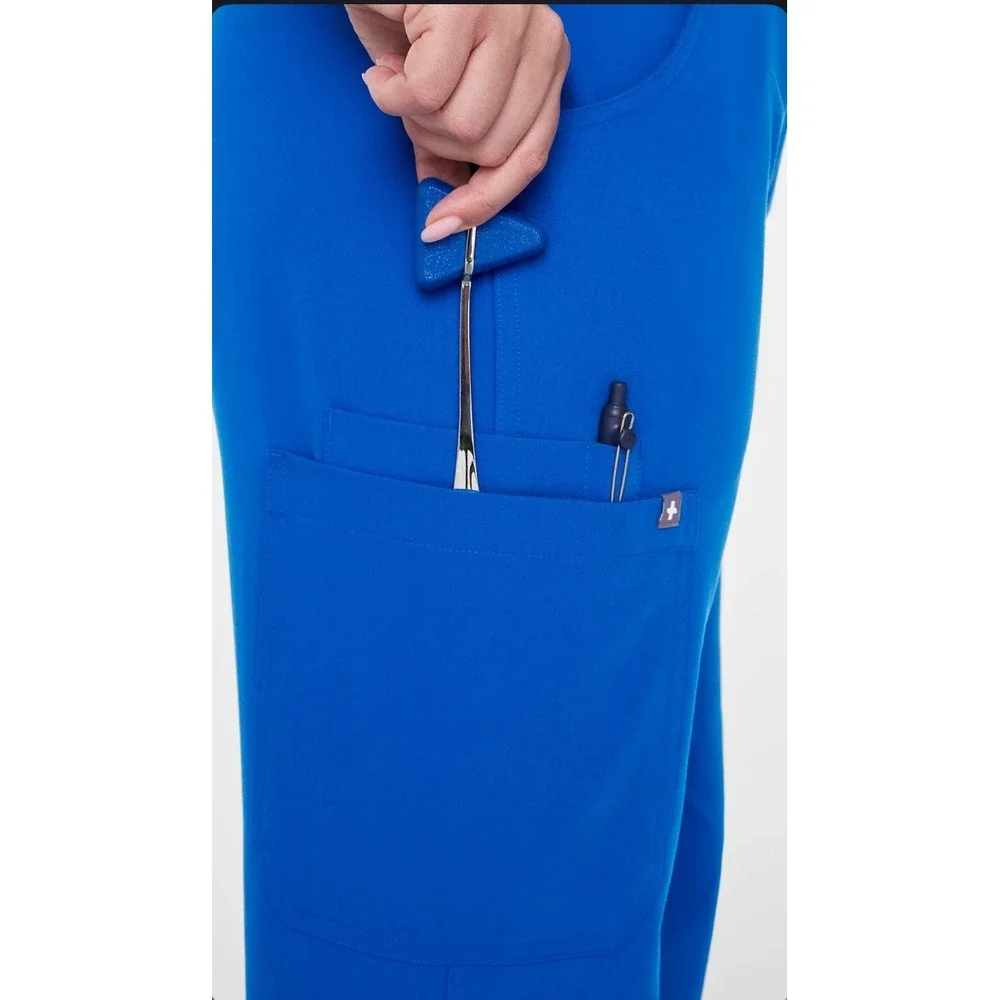 FIGS Kade Cargo Scrub Pants Royal Blue Technical Collection T21004 Men's Medium